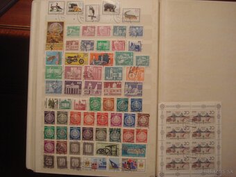 16 stranový album A4 + 600 rôznych známok NDR - 16