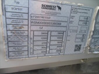 Schmitz SCB, Mulda 7,2m, Zvedací nápra - 16