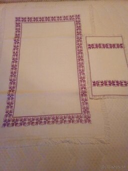 Ručne vyšívané obrusy 3 - 16