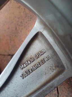 hlinikové disky org.-Seat/Vw/Skoda,--7,5Jx18-ET-45--5x112 - 16