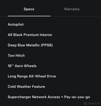 Predám Tesla Model 3 Deep Blue Long Range 75 kWh odpočet DPH - 16