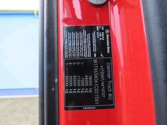 ACTROS 1845 EURO 6 MEGA MP5, automat, nezávislá klima - 16