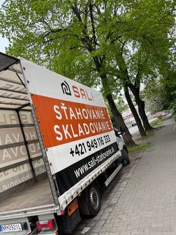 Stahovanie Zlaté Moravce + skladovanie + hydraulická plošina - 16