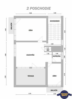 PREDAJ : 6 - izbový, dvojgeneračný rodinný dom - Komárno - 16
