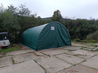 Oblúková plachtová hala  šírka 6 / 9 m - 16