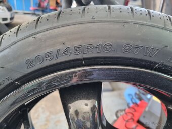 VW GOLF 7,5Jx16 4x100  PNEU 205/45 R16  87W - 16