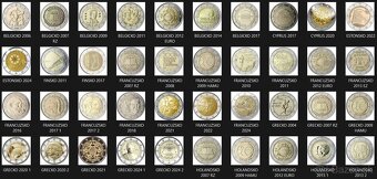 Pamätné 2 EURO - UNC + OBEH - 16