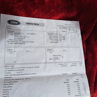 FORD C- MAX. 1,8 TDCI. - 16