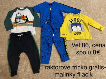 Velky balik oblecenia vel. 86 letne aj jesenne veci - 16