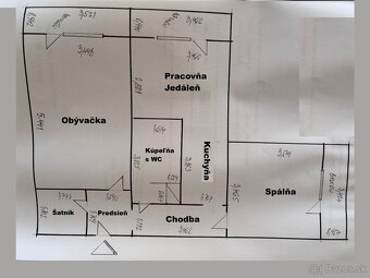 Veľký 2 izbový byt s tromi loggiami (64 m2 + 3x 3,2 m2) - 16