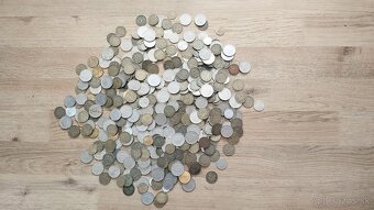 445ks minci, konvolut československé mince, 2kg ČSSR mince - 16