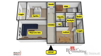 3,5-izbový byt s dvoma loggiami – Lipt. Hrádok - 16