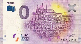 0 € / 0 euro souvenir bankovky - české - 16