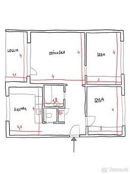 Na predaj 3 izb. byt, Studenohorská ul.  BA - Lamač - 16