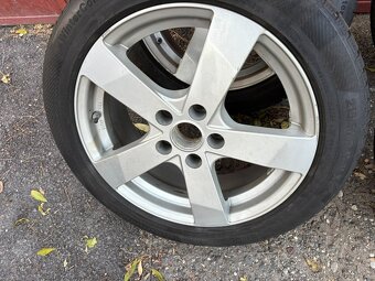 ALU disky + Zimné pneu na Hyundai 5x114,3 R17 - 16