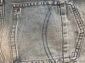 TOMMY HILFIGER originál jeansove/capri nohavice L/XL - 16