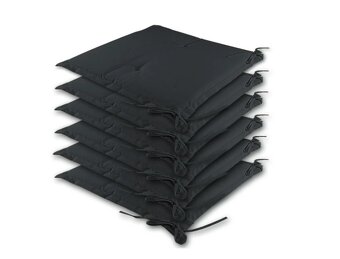 6 x poduška 43 x 39 x 5 cm krémová červená zelená sivá - 16