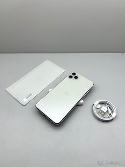 iPhone 11 PRO MAX SILVER 256GB - 100% NOVÁ BATÉRIA - 16
