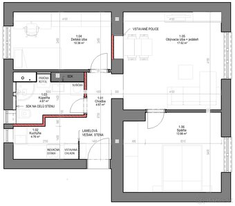 3-izbový byt + garáž - 16