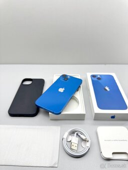 iPhone 13 BLUE 256GB TOP STAV NOVÁ BATÉRIA 100% - 16