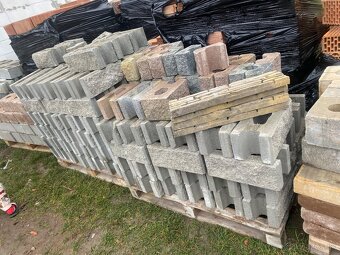 Zámková dlažba , okrasné tvárnice , betónové strešný - 16