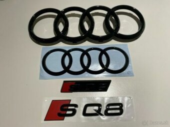 Napis logo znak AUDI na kufor / masku / blatniky - 16