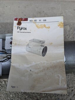 Elektrický kruhový ohrievač vzduchu Pyrox CB 160/1,2 230V - 16