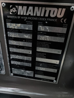 Teleskopický manipulátor Manitou MT1440 - 16