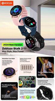 Colmi a Zeblaze Smart hodinky. Čierne prevedenie. - 16