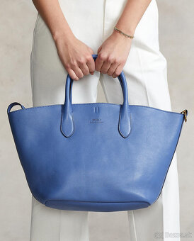 modrá kabelka polo ralph lauren - 16