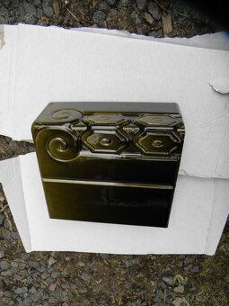 Historicka kachlova pec art deco Meissen - 16