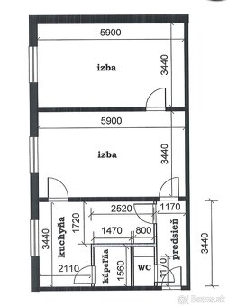PREDÁM PRIESTRANNÝ 2 IZBOVÝ BYT VO VYHĽADÁVANEJ LOKALITE VO - 16