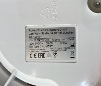 Bosch mum Profimix 46 4655EU/05 500W kuchynský robot - 16