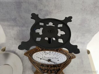 Velmi pěkné jednomiskové litinové 10kg váhy po renovacii - 16