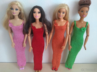 Oblečenie šaty na bábiky Barbie Ken deti Rainbow high LOL - 16