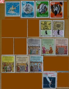 Nádherné poštové známky ŠPORT 1 - 16