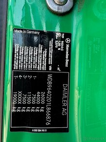 MERCEDES EURO 6 Valník s hydraulickou rukou PALFINGER ,EURO6 - 16