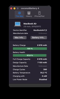 MacBook Air (13-inch, 2015) /Intel Core i5/8GB RAM/128GB SSD - 16