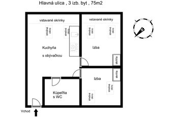 Izba na prenájom v centre mesta KE - 16