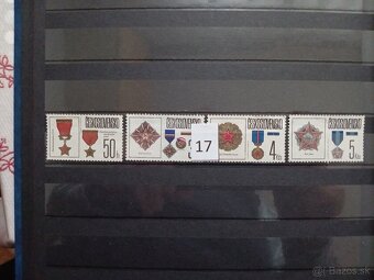 Poštové známky č.433 - ČESKOSLOVENSKO - 20 sérií - 16