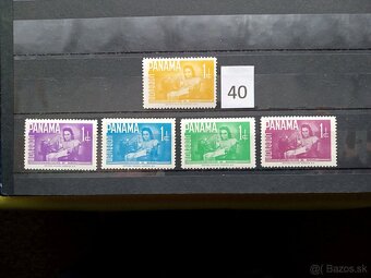 Poštové známky č.809 - 20 ks sérií AMERIKA - KARIBIK - 16