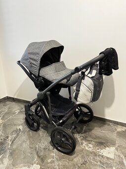 Kočík Bebetto bresso grey 22 + vajičko Bobostello Mars - 16