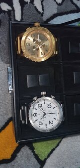 Nixon Zlaté hodinky aj strieborne veľká nad 5cm priemer - 16