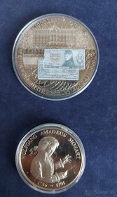 Zbierka medailí a VÝROČNÉ dvojeurových mincí + žetóny - 16