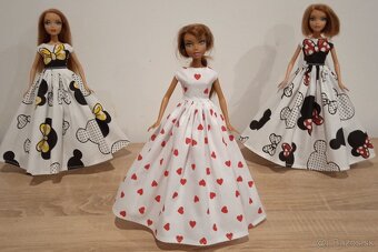 Barbie-dlhe šaty pre Barbie - 16
