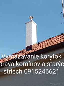Vymazávanie korýtok oprava komínov 0915246621 - 16