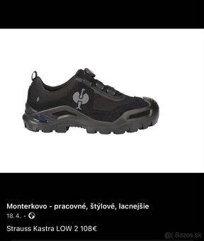 Veľkosť 42, MIX pracovná-bezpečnostná obuv - 16