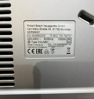 Bosch MUM 58020 1000w kuchynský robot - 16