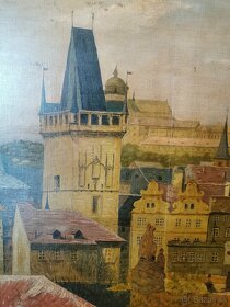 Predám starý obraz Praha - 16