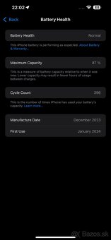 iPhone 15 Pro Max 256GB Black Titan - 16